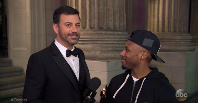 Jimmy Kimmel na gali Oscarów 2017