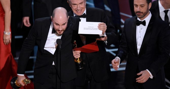 Oscary 2017 pod znakiem wielkiej wpadki w najważniejszej kategorii