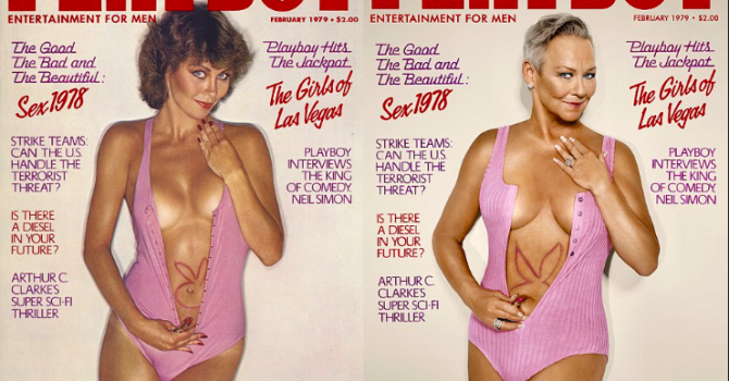 Playboy odtworzył okładki sprzed 30 lat! Jak wyglądają „emerytowane” Playmates? Będziecie zaskoczeni!