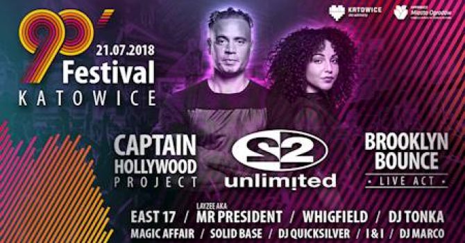 Capitan Hollywood i 2 unlimited gwiazdami tegorocznego 90’s Festival!