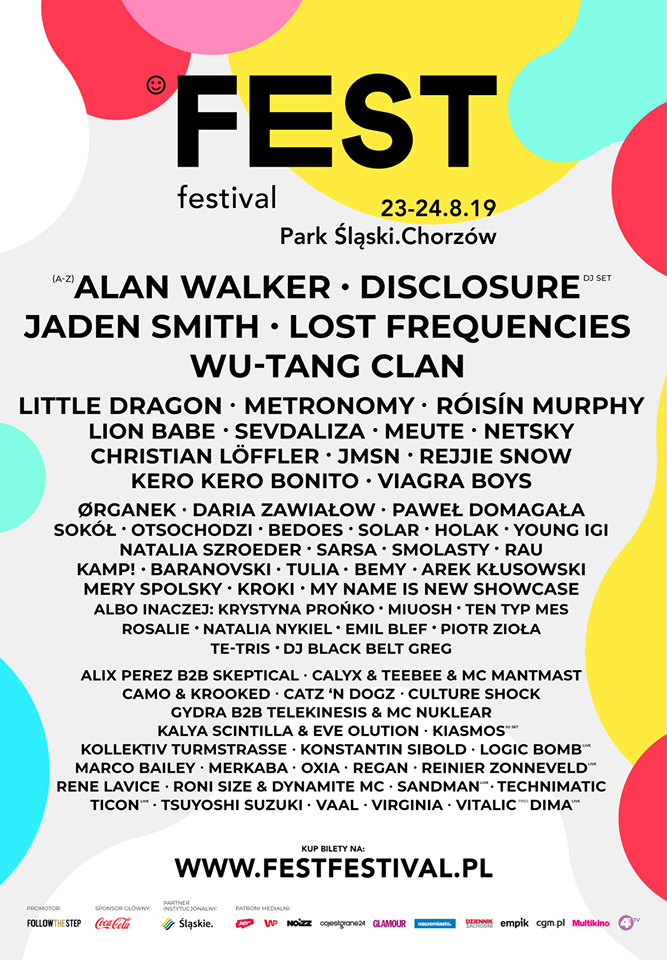 Fest Festival kto zagra - line up