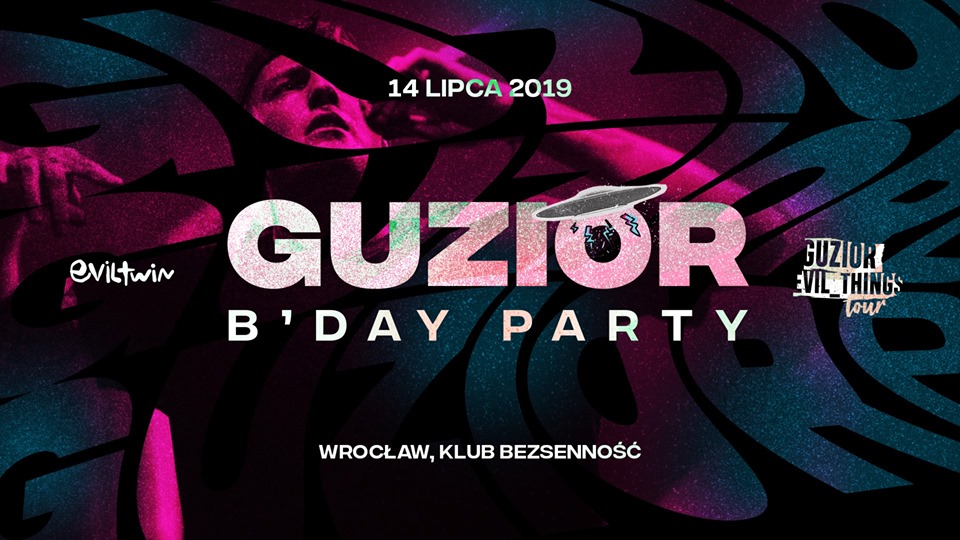 Guzior B’day Party Koncert Urodzinowy Wrocław bezsenność we Wrocławiu