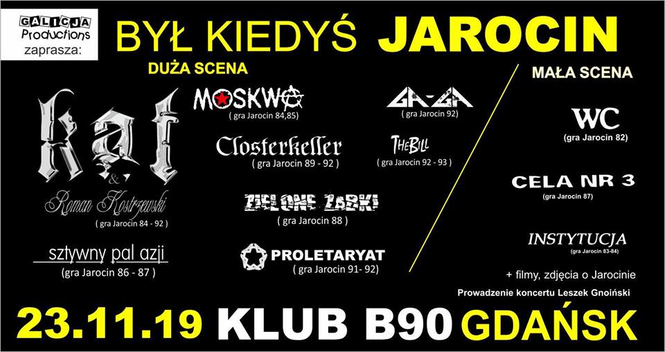 Był Kiedyś Jarocin 23.11.2019 Gdańsk B90