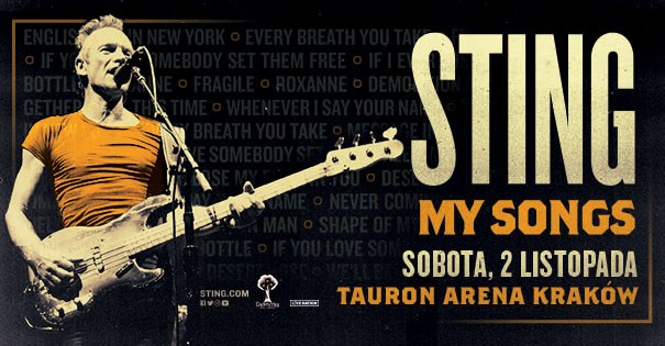 Sting Official Event, Tauron Arena Kraków, 02.11.2019