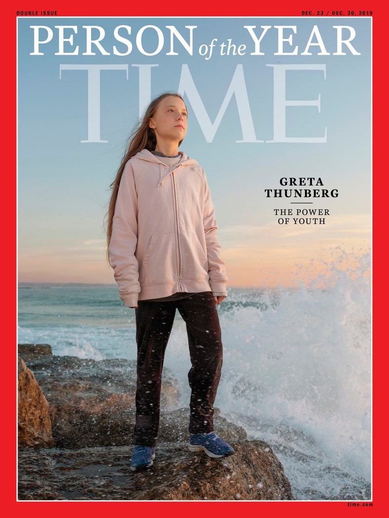 Greta Thunberg na okładce Time