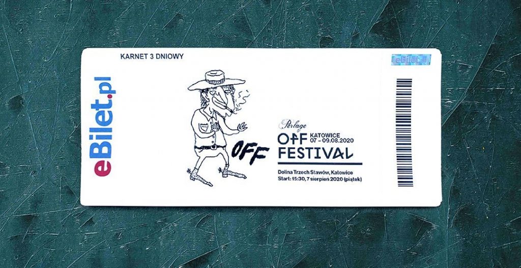 Mac DeMarco zaprojektował bilet na OFF Festival 2020