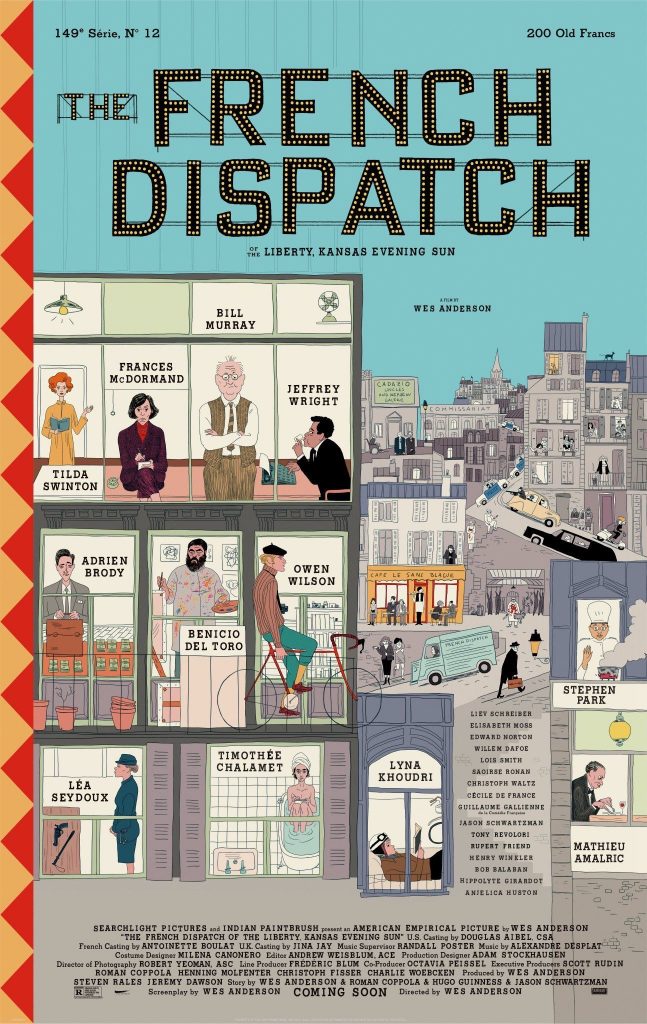 The French Dispatch - plakat filmu