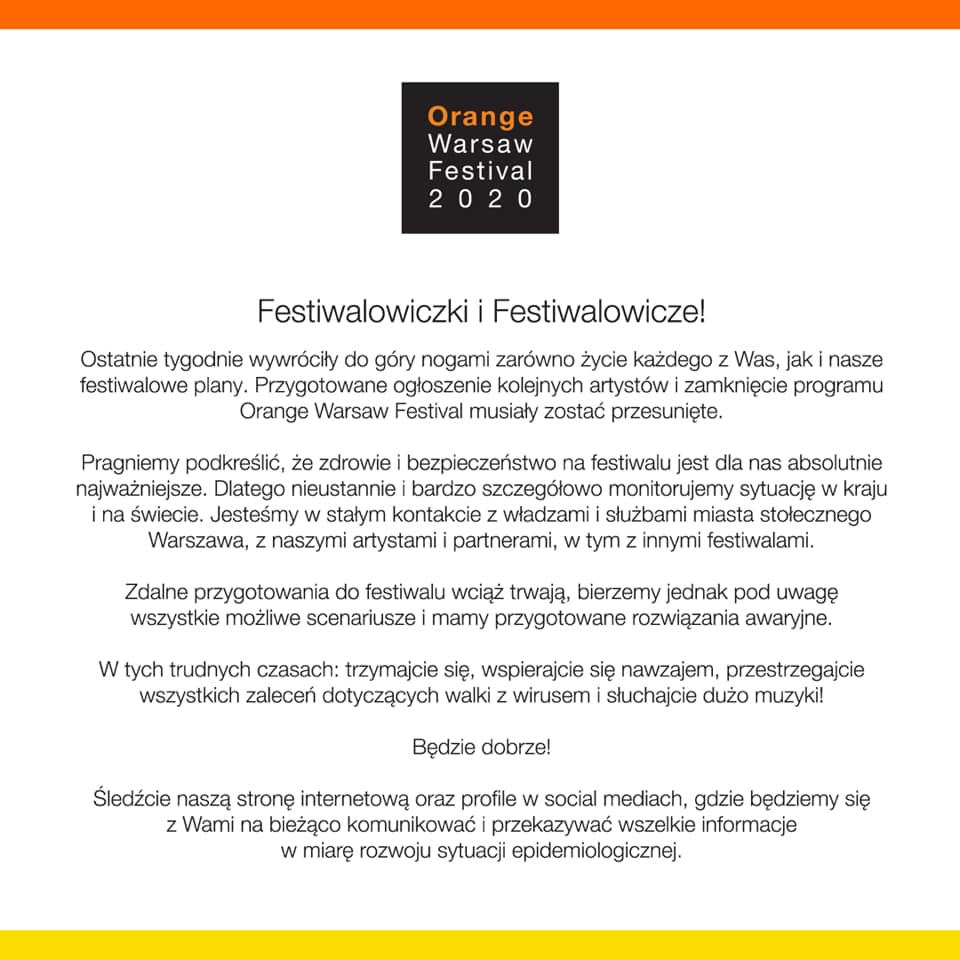 Orange Warsaw Festival 2020