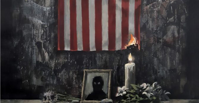 Banksy nową pracą komentuje śmierć George’a Floyda