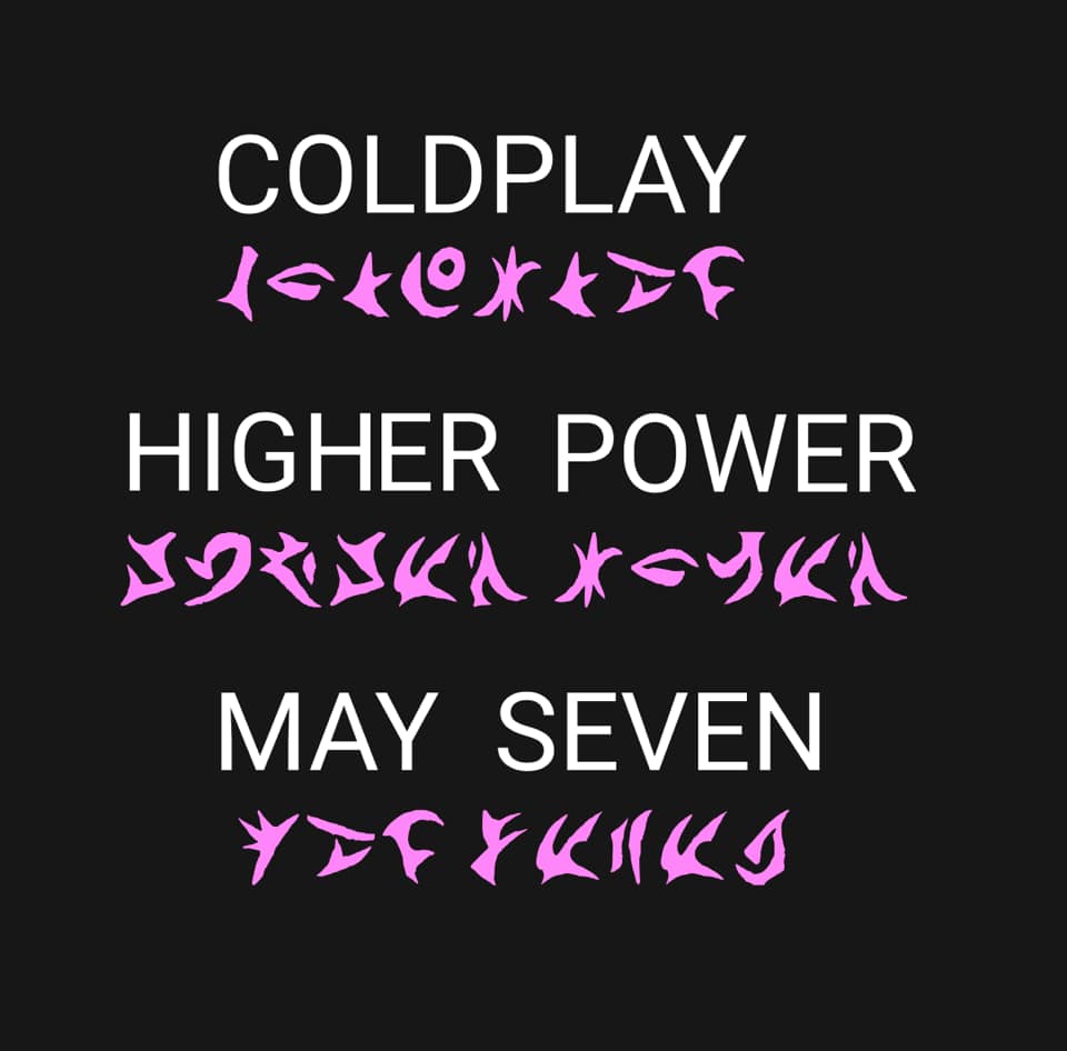 Coldplay Alien Radio Higher Power