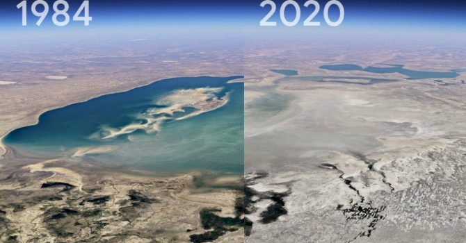 Nowa funkcja Google Earth. „Timelapse” pokazuje, jak zmieniła się Ziemia w ciągu ostatnich 4 dekad