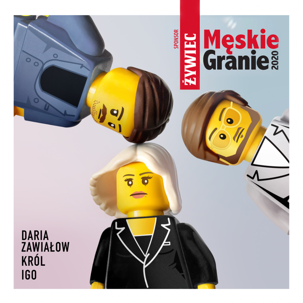 Męskie Granie 2020 LEGO okładki albumów instagram