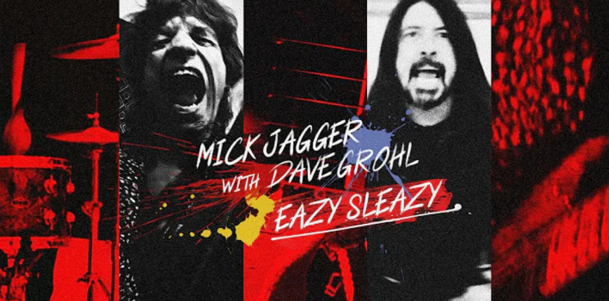Mick Jagger i Dave Grohl w piosence EASY SLEAZY