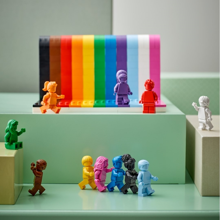Lego tęczowy zestaw LGBT Każdy jest wspaniały