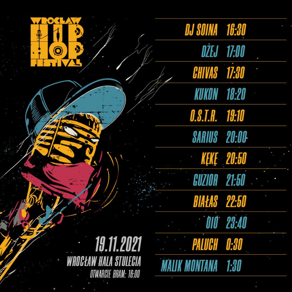 Wrocław Hip Hop Festival Line up