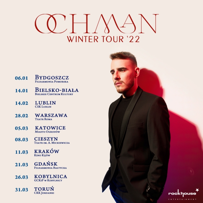 Ochman koncerty 2022 Winter Tour