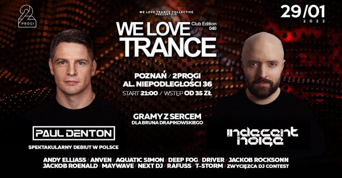 We Love Trance Club Edition 040 [29.01.2022 2progi Poznań]
