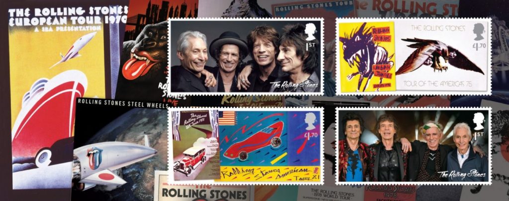 The Rolling Stones znaczki pocztowe