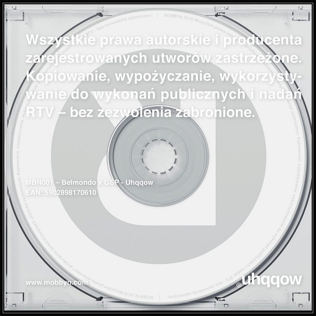 Belmondo i GSP – Uhqqow, okładka płyty