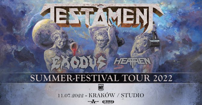 Testament + Exodus, Heathen / 11 VII 2022 / Kraków