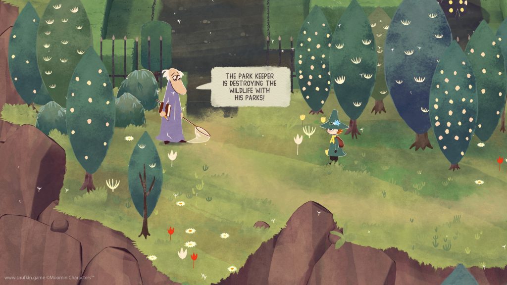 Muminki gra komputerowa Snufkin: Melody of Moominvalley
