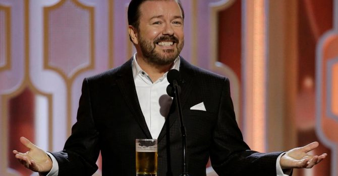 Jak Ricky Gervais poprowadziłby Oscary? Komik odpowiada