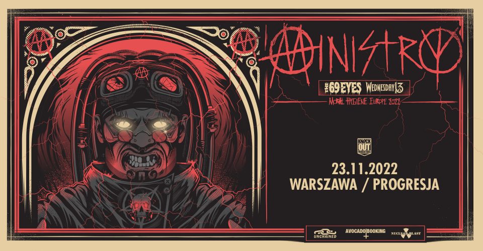 Ministry + The 69 Eyes, Wednesday 13 / 23 XI 2022 / Warszawa