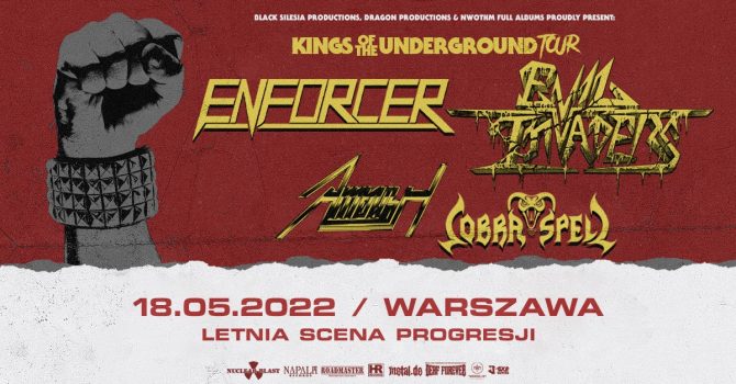 Enforcer / Evil Invaders / Ambush / Cobra Spell / Warszawa / Letnia Scena Progresji / 18.05