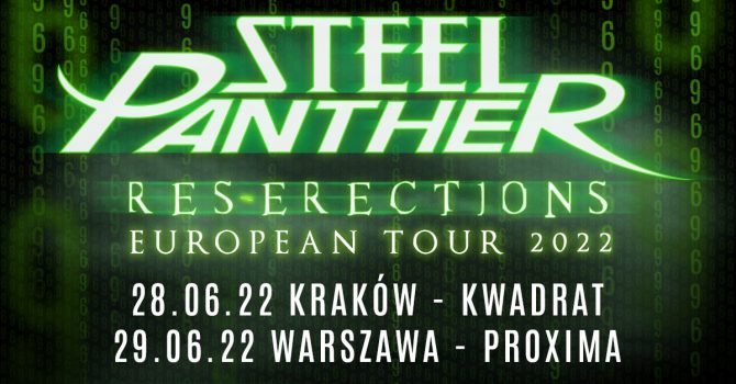 Official Event 28.06.2022 Steel Panther / Kraków - Kwadrat