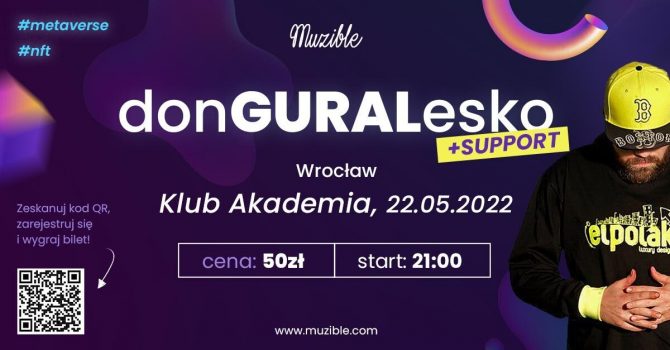 DonGURALesko zaprezentuje swoją „Mowę Ciemną” we Wrocławiu!