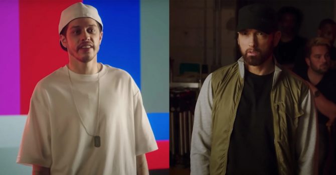 Eminem pożegnał Pete’a Davidsona w ostatnim odcinku “Saturday Night Live”