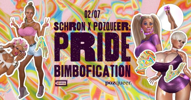 schron x pozqueer: pride bimbofication