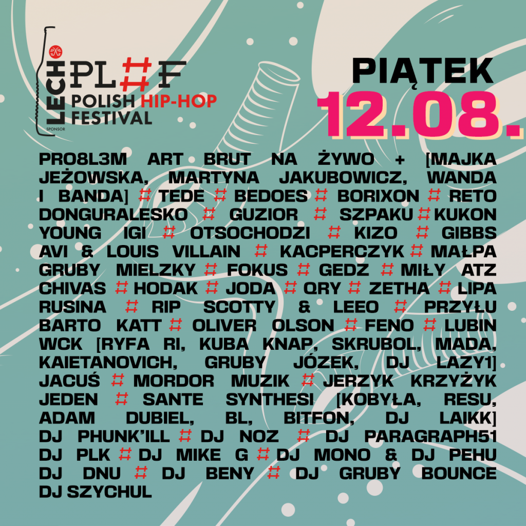 lech polish hip hop festival 2022 piątek