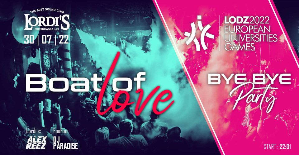BOAT OF LOVE | EUG 2022 CLOSING PARTY | DJ ALEX REEZ & PARADISE
