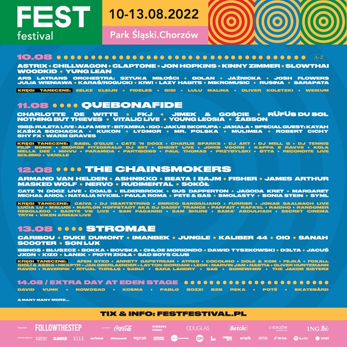 fest festival 2022 line-up