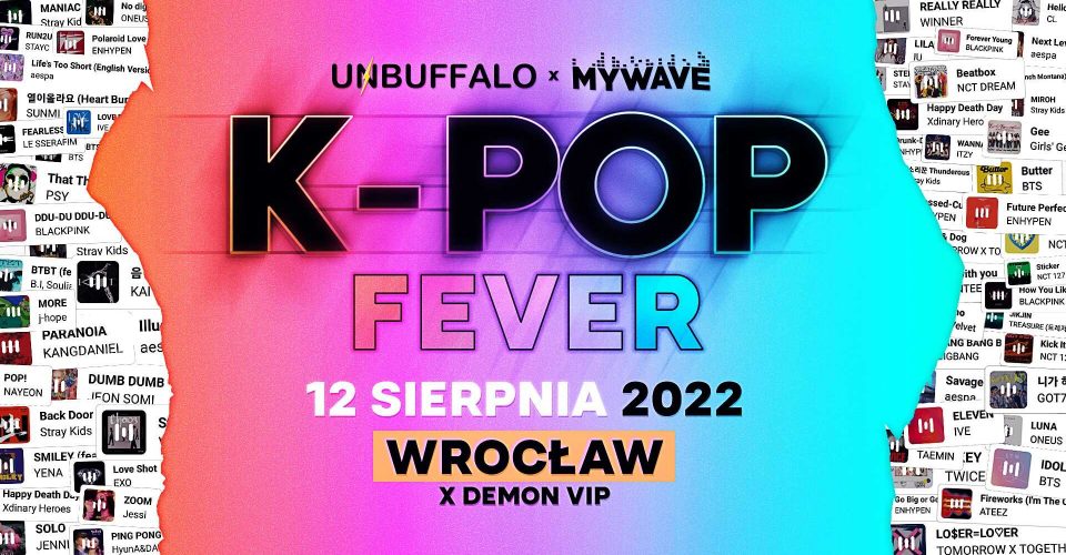 K-POP FEVER | K-pop & K-Hiphop Party | 12.08.2022 | Wrocław