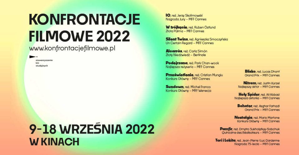 KONFRONTACJE FILMOWE 2022 | Kino Muza i Gutek Film