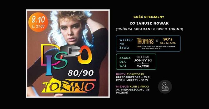 Disco Torino 80'/90' DJ Johnny - Janusz Nowak & Thomas Live