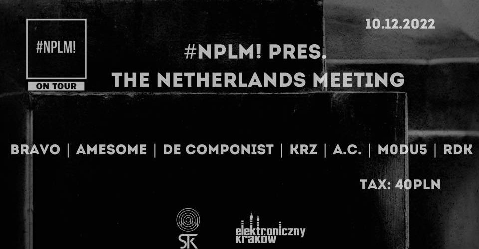 #NPLM! pres. The Netherlands meeting