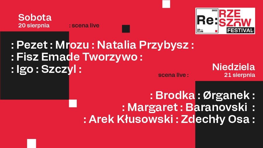 Festiwalowe lato zawita na Podkarpacie podczas RE: Rzeszów Festival