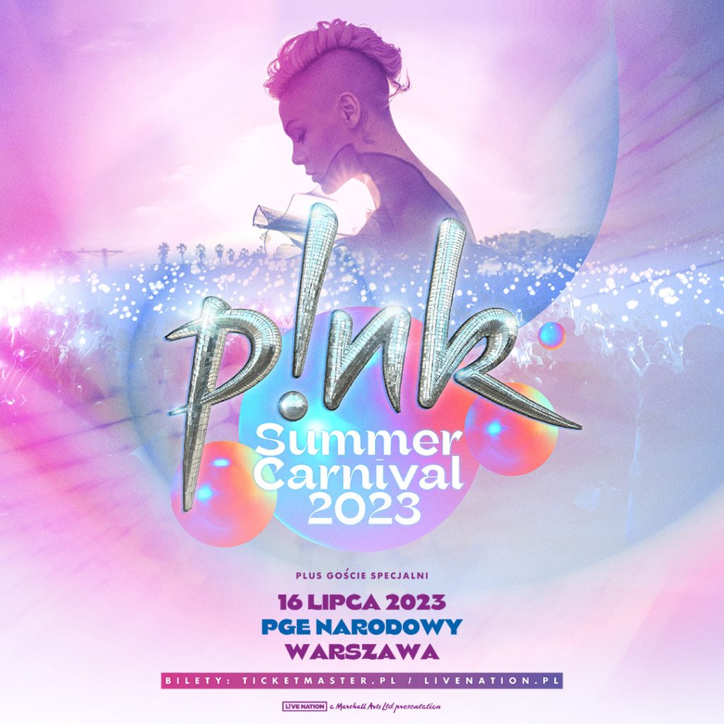 P!nk Summer Carnival 2023 Polska trasa koncertowa