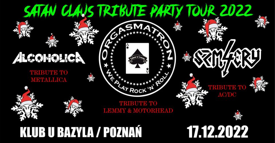 XMASS Lemmy Tribute Party ORGASMATRON+4SZMERY+ALCOHOLICA