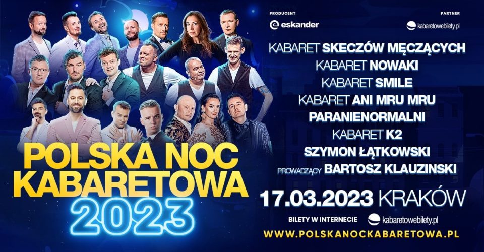17.03.2023 Kraków | Polska Noc Kabaretowa 2023