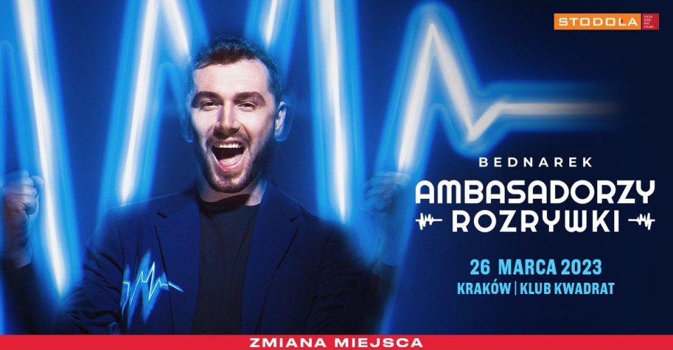 Kamil Bednarek - Ambasadorzy Rozrywki, 26.03.2023, Kraków, Klub Kwadrat