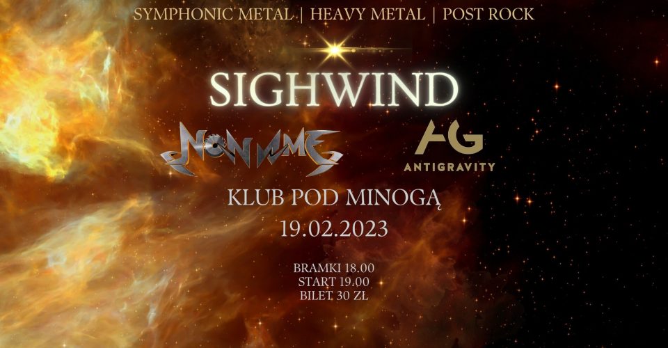 Sighwind, Non Ame & Antigravity at Pod Minogą