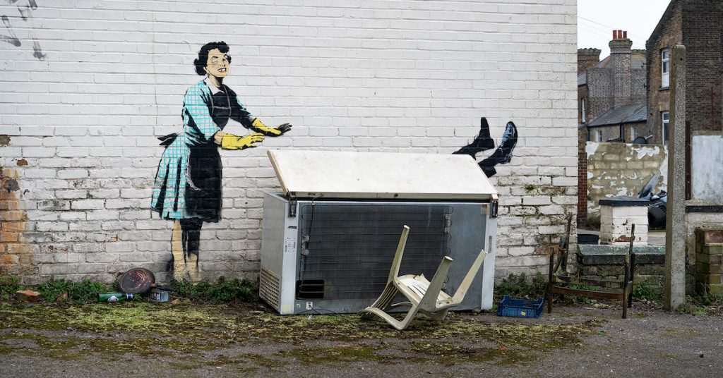 Banksy na walentynki