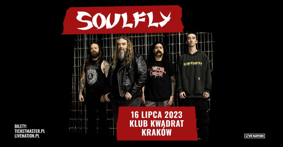 Soulfly - 16.07.2023, Klub Kwadrat, Kraków
