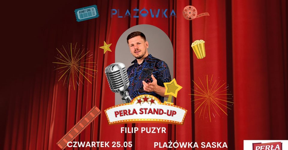 Perła Stand-up na plaży Saska! Filip Puzyr
