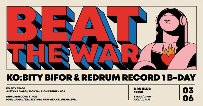 BEAT THE WAR! KO:BITY BIFOR & REDRUM RECORD 1 B-DAY