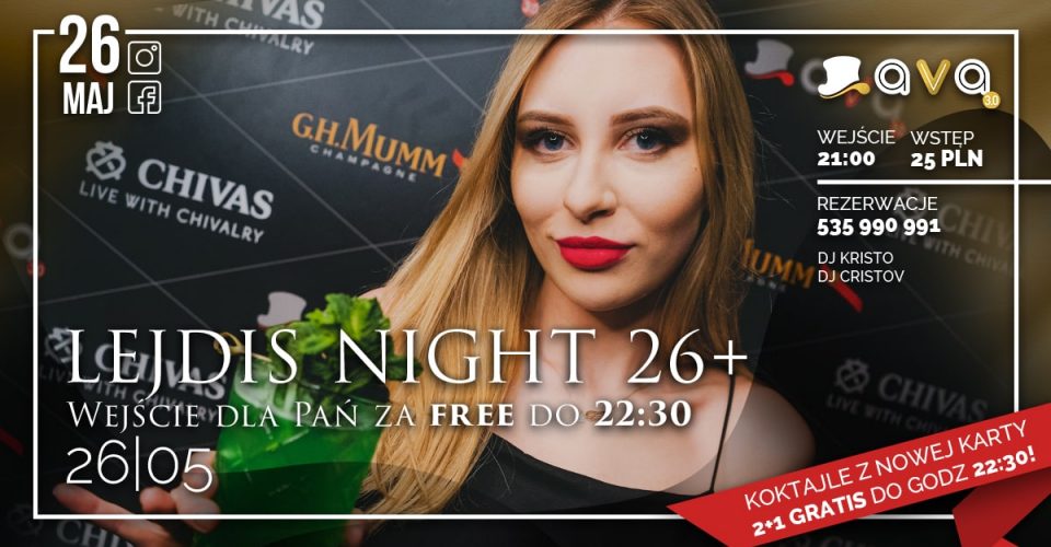 Lejdis Night 26+